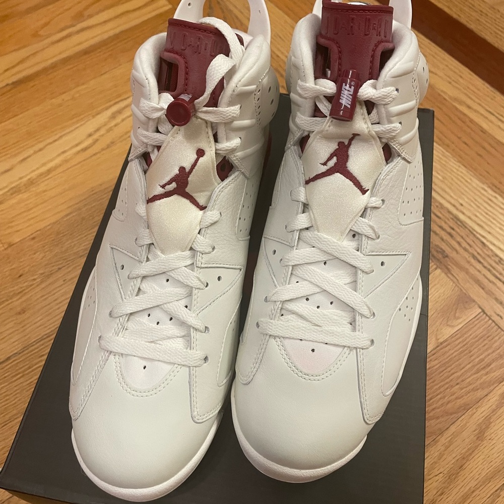 Jordan 6 Retro White/Maroon